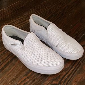 Vans white sneakers